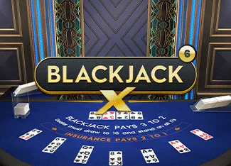 Blackjack X 6 - Azure - LUCKYGAMING138